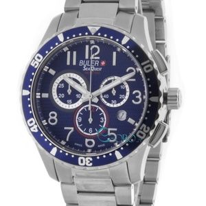 Buler Sea Quest Steel Mens Watch